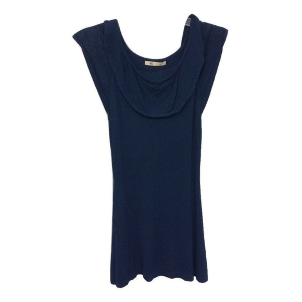 New Tulle Anthropologie Blue Stretch Mini Dress